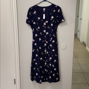 GAP floral midi dress
